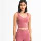 Stylish Printing Gymwear Sports Underwear Shockproof Running Fitness Vest Woman Sportwear