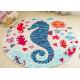 Commercial Anti Worm Round Entrance Rugs Hello Kitty Carpet Various Style