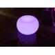Round Shaped Nightclub LED Furniture / LED Coffee Table ROHS Certified
