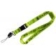 Colorful Embroidery Logo Printed Lanyard With Metal Hook  Plastic Buckle