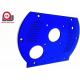 Blue Car Spare Parts Customized Steel Machined 6061 Aluminum Material