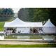 Lightweight Wedding Event Tents Sound Insulation With White Top Roof PVC Fabric
