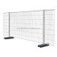 Low Carbon Steel Mobile Security Fencing for Construction Site 6x12 Temporary Fence