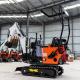 Smallest Red 1.5 T Digger EPA Mini Excavator For Municipal Works