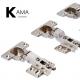 Wardrobe Aluminum Cabinet Hinges Furniture Hydraulic Hinge 35mm Cup Full Over Lay ​