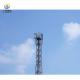 Galvanization Signal Antenna Transmission Lattice Tower With Bolts / Nuts