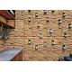 Removable PVC 3D Brick Effect Wallpaper / Brick Effect Wall Coverings , Affordable