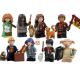 Movie characters harry series legoly trelawney dobby potteres action figures building block toys