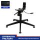 8.25kg Home Office Chair Base Replacement With Spray Black Finish Modern Design