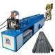 0.7mm-1.2mm Punching Hole Roller Shutter Door Making Machine Blue Color