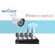 Motion Detection 960P Wireless IP Camera System 4CH Wifi NVR Kit With 2Pcs Antenna