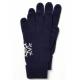 Snowflake Jacquard Knitted Gloves With Fingers Multi Material Comfortable