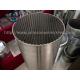 Rod Based Tubular Wire Wrapped Screen For Food Processors Stainless Steel Material