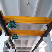 Remote Control Single Girder Overhead Crane Partial Hanging Hoist Trolley EOT Crane