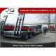 2 Axles Removable Gooseneck Low Bed Trailer , Heavy Machine Lowbed Trailer 
