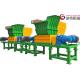 Low Noise Double Shaft Shredder Overload Automatic Return Metal Containers