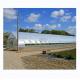Hot Dip Galvanized Steel Tube Frame Single Span Agricultural Greenhouse For Grow Tent