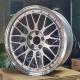Lightweight Strongest 2 piece brushed slivery luxury forged wheel rim factory