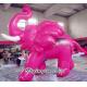 Customized Pink Cartoon Inflatable Elephant with CE Blower for Kids