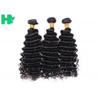 Natural Black Real Deep Wave Human Hair Grade 9A Full Cuticle Aligned