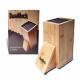 Durable Bamboo Knife Block Customized Size High Strength Free Of Heavy Metals