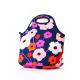 Flower Printing Waterproof Neoprene Bento Cooler Bag