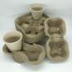 Coffee Cup Tray Biodegradable Pulp 2&4 Paper Cup Carriers For Take Away Shipping