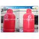 Large Gas Cylinder Red Inflatable Advertising Signs 4mH Commercial Display