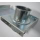 Round Head  Duct Zone Dampers Stainless Steel Blast Gate Stamping Welding Connection