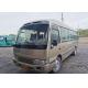 Used Commercial Bus With Luxury Coaster Bus 22 Seats 2640mm Height 4085mm Wheel Base