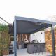 Outdoor 265mm Aerofoil Sun Aluminium Louvered Pergola Roof Canopy