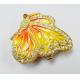 New style hot sale gift trinket boxes enamel jewelry box butterfly jewerly box