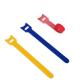 Colorful Double Side Hook and Loop Cable Tie Back To Back Fixable Cable Ties With Logo Printed