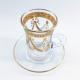 Transparent Turkish Arabic Tea And Coffee Sets Crystal Authentic