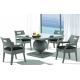 Outdoor furniture wicker dinning table-9116