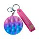 Stress Relief Silicone Coin Purse Push Pop Fidget Bag , Candy Color Fidget Sensory Toy