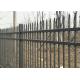 Steel Tubular Garrison Security Fence Panels 2.1m*2.4m WA area Rail 40mm*1.5mm Picket 25mm*1.2mm Stain Black Powder