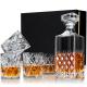 Wholesale Fashion High Quality Lead-Free Crystal Luxury Whiskey Decanter Set
