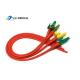 Rubber Latex Disposable Suction Catheter Red color Practical F5-F14