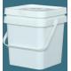 IML Square Plastic Pail with Lid Yes Thermal Transfer Screen Printing