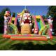 EN71 Outdoor Child Jumping Inflatable Bounce House With Slide