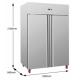 Sotana GN refrigerator air-cooled stainless steel SUS201 copper two doors 1280L