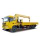 16 Ton Straight Boom Hydraulic Crane Truck Mounted Crane with 360 Degree Rotation Angle