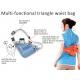 Multi-functional triangle waist bag