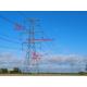 500KV DC tangent tower with single earth wire,500kv lattice tower,power supply
