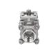 High Platform Stainless Steel 3PC Female Thread Ball Valve with Full Bore Capability
