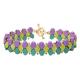 Hand Crafted Woven Colorful Enamel Beads Bracelets Friendship Affordable