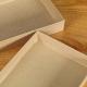 Brown 350gsm Kraft Paper Gift Boxes Food Safe Foldable