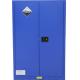 3-Point Self-Latching Blue Corrosive Storage Cabinet For Hydrochloric Acid Non Sparking