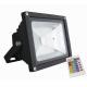 IP65 50 Watt 3850Lm Waterproof LED Flood Light Bridgelux Chip RGB Die Casing Aluminum